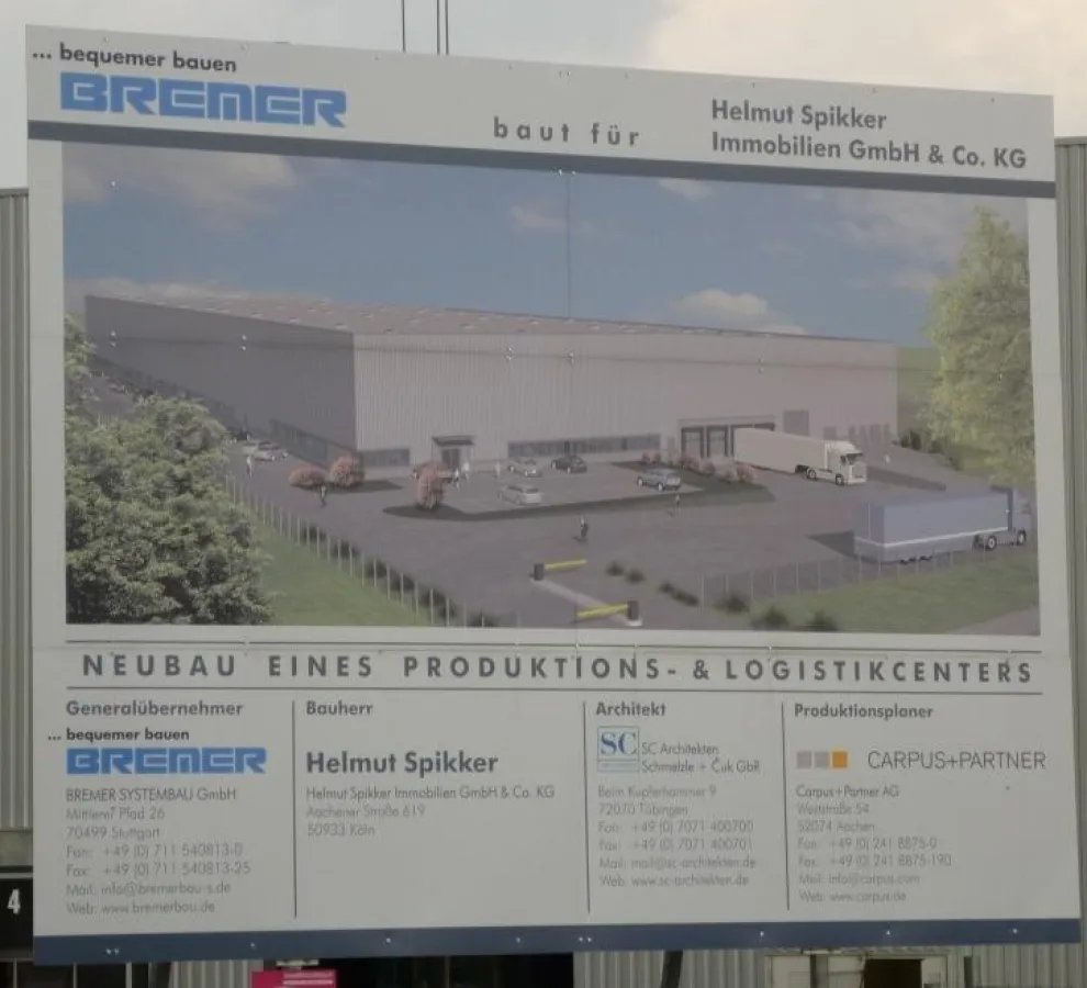 Hier entsteht die neue Produktionsstätte für die Network World Alliance von Helmut Spikker