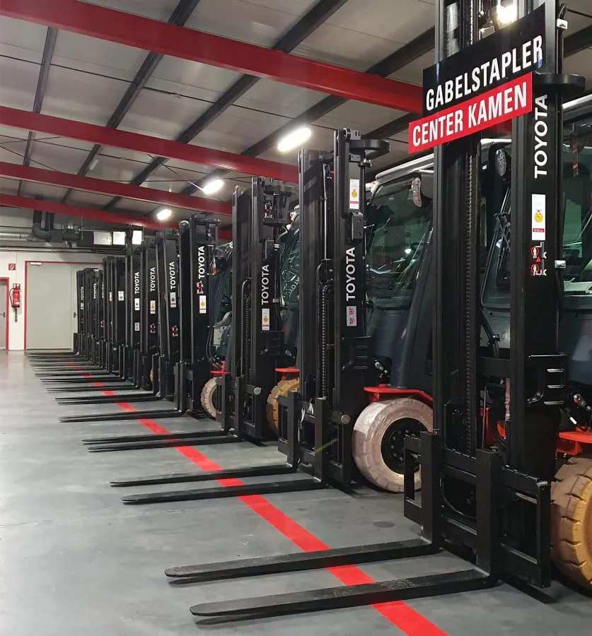 TOYOTA Fuhrpark im Gabelstapler-Center Kamen