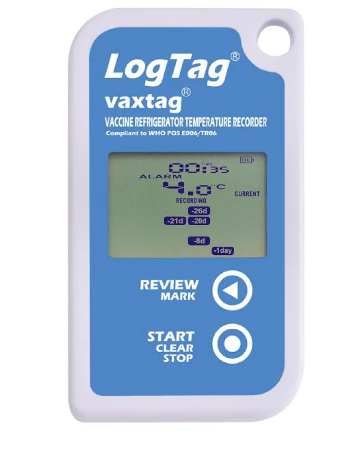 Temperaturdatenlogger vaxtag® für die Überwachung von Impfstoffen