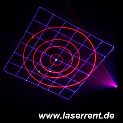 Bild: Laserwerbung als Eyecatcher
