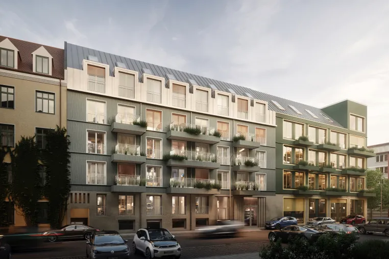 Bild: Bauwerk startet Vertrieb von 56 Eigentumswohnungen im neuen Münchner Projekt VINZENT