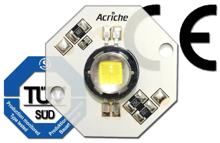 Seoul Semiconductor’s Acriche erlangt weltweite Sicherheitszertifizierung Weltweit erstes LED-Modul mit CE Bild: Seoul Semiconductor’s Acriche erlangt weltweite Sicherheitszertifizierung Weltweit erstes LED-Modul mit CE