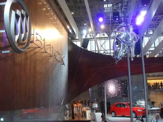 Bild: as systems waterwall auf der Auto China 2008