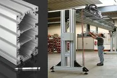 Schwerlastprofile aus Aluminium: leicht, flexibel, belastbar - die Alternative zur Stahlkonstruktion Bild: Schwerlastprofile aus Aluminium: leicht, flexibel, belastbar - die Alternative zur Stahlkonstruktion