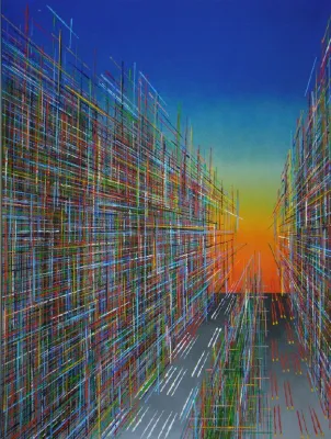 Bild: Ausstellung „ILLIO-Graphy - Dynamic Lines“