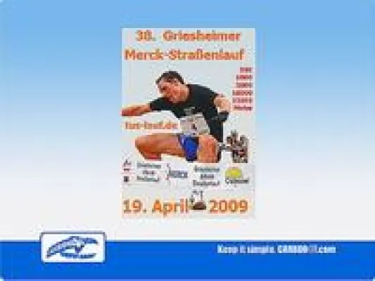 Bild: Carboo4U unterwegs beim 38. Griesheimer Merck-Straßenlauf