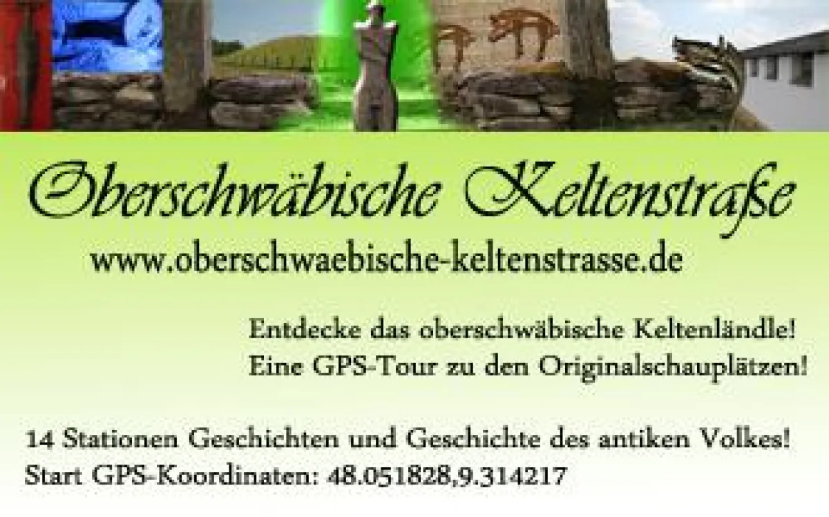 Flyer der Oberschwäbischen Keltenstraße