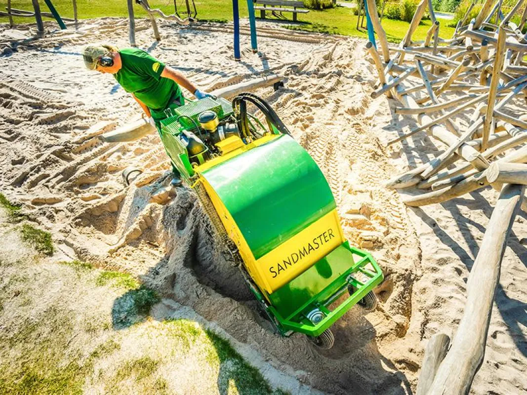 Sandmaster - Sandreinigung mit zertifiziertem Verfahren