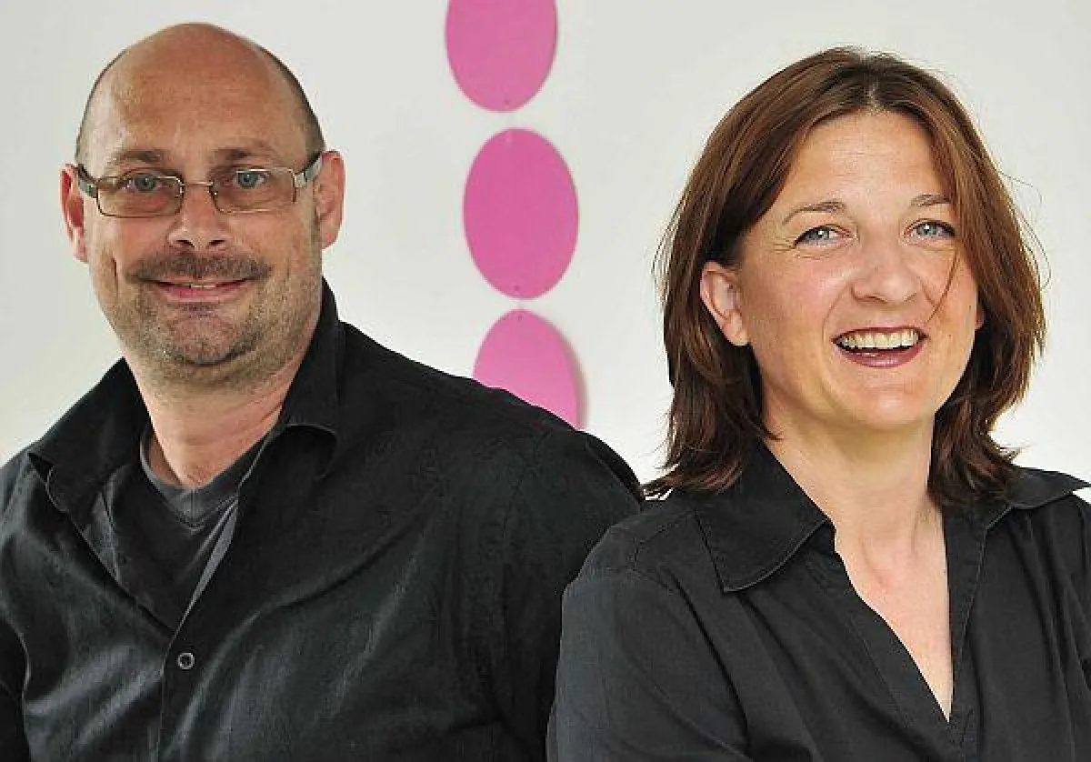 Immo Schiller, Bianca Seidel (Initiatoren designertreff düsseldorf), Foto: designertreff düsseldorf