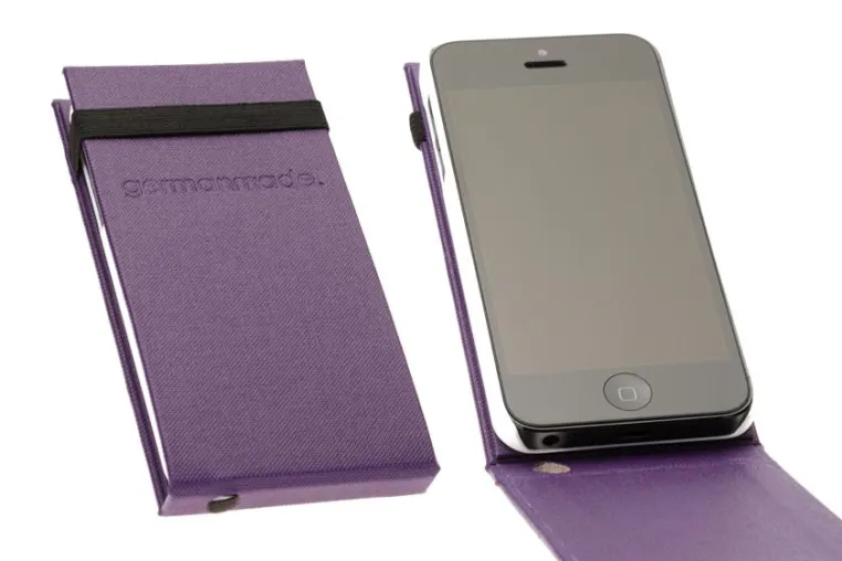 Bild: Klappe auf – Klappe zu: Das iPhone 5 Flip Case von germanmade.