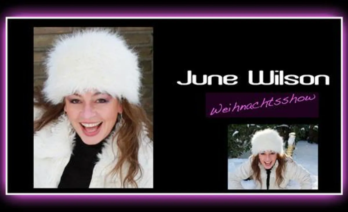 “White Christmas” die aktuelle Weihnachtsshow der Sängerin & Moderatorin June Wilson.