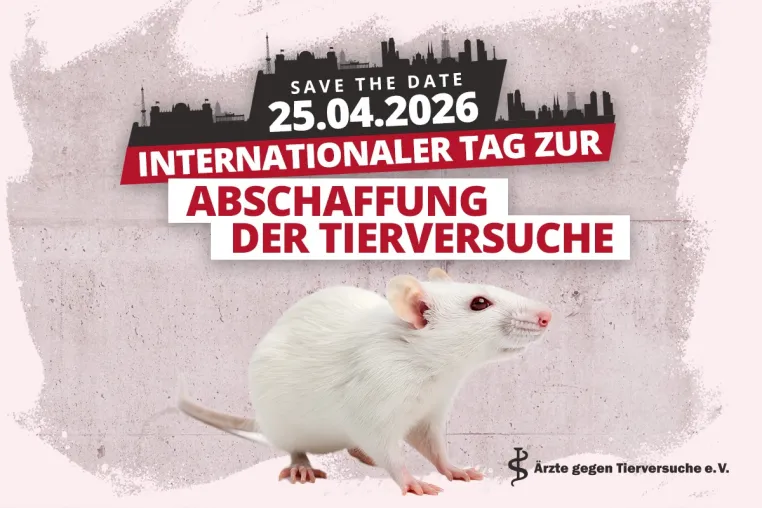 Bild: Bundesweite Aktionen zum Internationalen Tag zur Abschaffung der Tierversuche