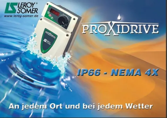 Bild: PROXIDRIVE - Robuste motornahe Drehzahlregelung von 0,37 kW bis 7,5 kW von LEROY SOMER