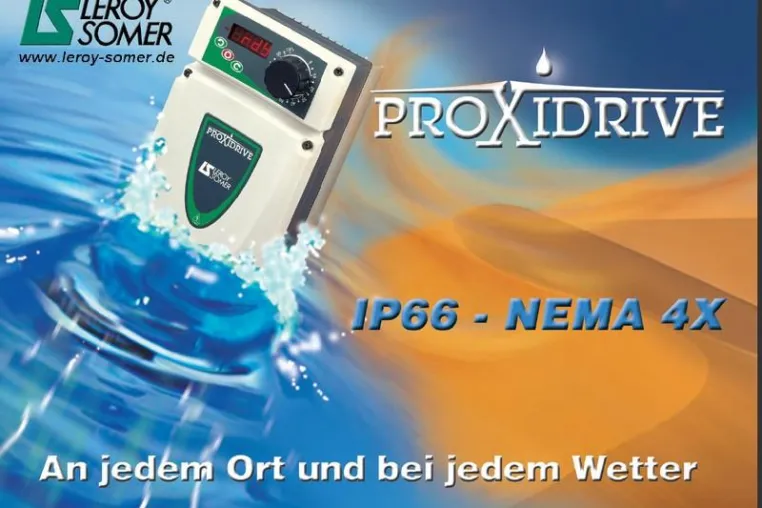 Bild: PROXIDRIVE - Robuste motornahe Drehzahlregelung von 0,37 kW bis 7,5 kW von LEROY SOMER