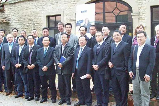 Bild: Chinesische Banker auf Informationsbesuch