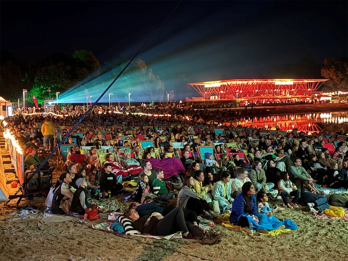 Open-Air-Kino am Allersee 2025 (© WMG Wolfsburg)