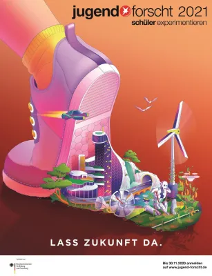 Bild: "Lass Zukunft da." ist das Motto des 56. "Jugend forscht"