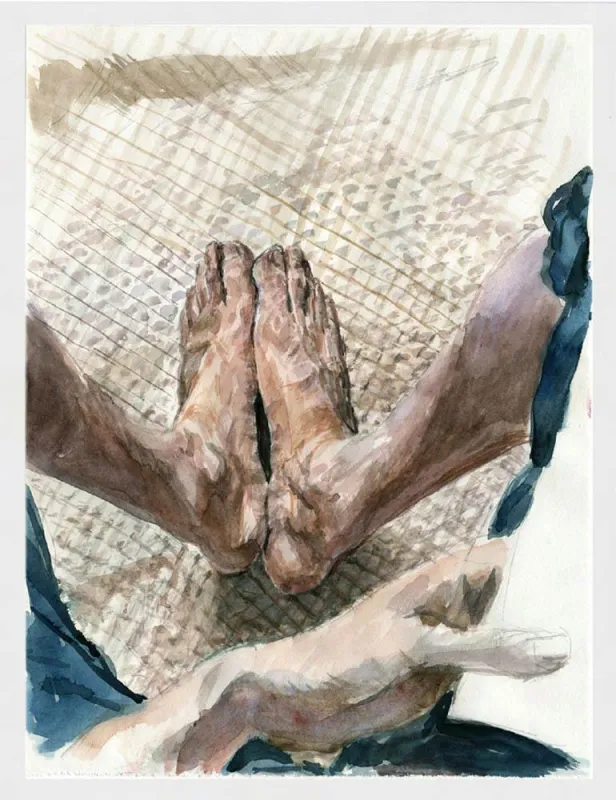 Christopher Muller, Untitled, 2014, Aquarell auf Papier, 32 x 24 cm