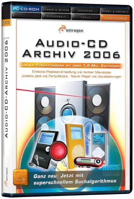 Bild: astragon präsentiert das Audio-CD-Archiv 2006: Musik am PC verwalten