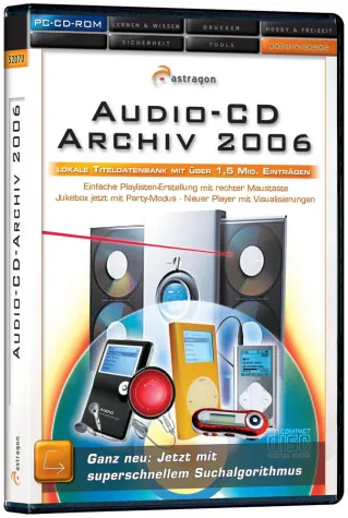 Bild: astragon präsentiert das Audio-CD-Archiv 2006: Musik am PC verwalten
