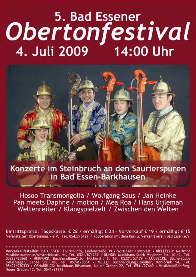 5. Obertonfestival Bad Essen