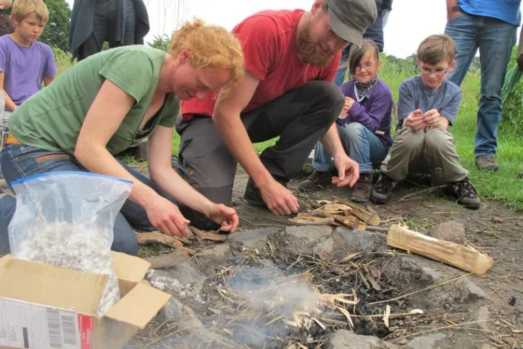 Bild: Lebensgemeinschaften im Tipi