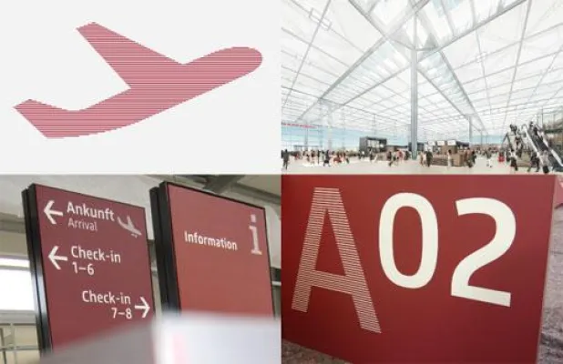 Bild: Hauptstadtflughafen wegweisend: Designteam Moniteurs gestaltet Leitsystem für Berlin Brandenburg Willy Brandt
