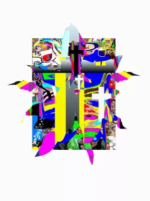 Bild: Ein Gedenkfeld für die Opfer der Loveparade