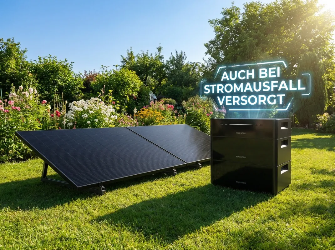 Balkonkraftwerk mit Notstrom (© Copyright: MyVoltaics)