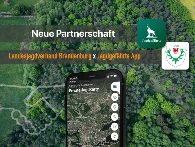 Bild: Sichere Digitalisierung: Jagdgefährte App und der Landesjagdverband starten neue Partnerschaft.