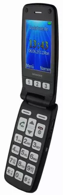 Bild: Swissvoice MP40 – erstes Großtasten-Handy von Swissvoice im Klapp-Design