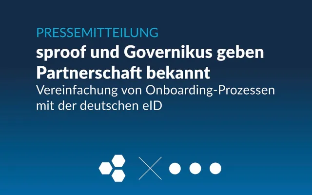 Bild: Allianz für digitale Souveränität: sproof und Governikus geben strategische Partnerschaft bekannt