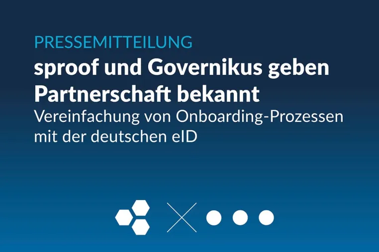 Bild: Allianz für digitale Souveränität: sproof und Governikus geben strategische Partnerschaft bekannt