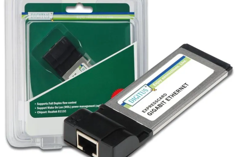DIGITUS® verbindet Notebooks mit der Welt der Gigabit LAN Geschwindigkeit Bild: DIGITUS® verbindet Notebooks mit der Welt der Gigabit LAN Geschwindigkeit