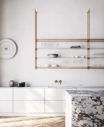 Pickhardt & Gerlach stellt modulares Regalsystem aus Messing unter der Marke P&G KONZEPT her Bild: Pickhardt & Gerlach stellt modulares Regalsystem aus Messing unter der Marke P&G KONZEPT her