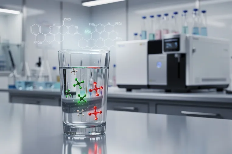 Bild: Wissenschaftliche Bewertung der PFAS-Rückhaltung der Pantera-Gourmetwasser Umkehrosmoseanlage