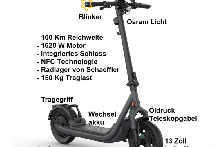 Bild:  Premium E Scooter im Wert von 1.599 Euro gewinnen!