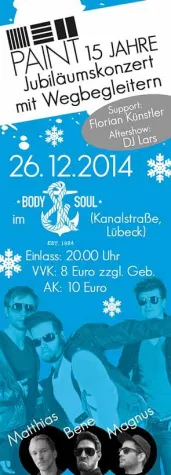 Bild: 15 Jahre FettFunkRock aus Lübeck // PAINT Jubiläumskonzert mit Wegbegleitern