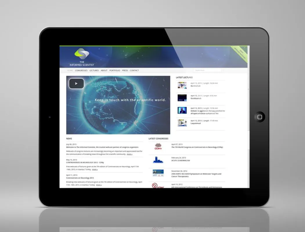 Mit informed-scientist.org überall frei verfügbar: Video-Webcasts aus der Life-Science-Forschung.
