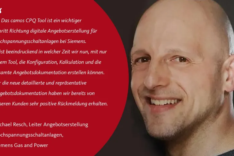 Go Live bei Siemens - camos führt CPQ-Vertriebslösung für Schaltanlagen ein Bild: Go Live bei Siemens - camos führt CPQ-Vertriebslösung für Schaltanlagen ein