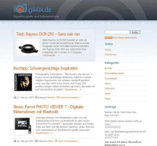 Bild: Digiklix.de - Das Portal für Digitalfotografie und Bildbearbeitung