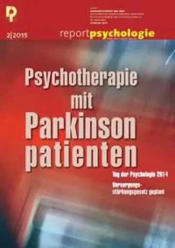 Report Psychologie: Verhaltenstherapie verbessert die Lebensqualität bei Parkinson Bild: Report Psychologie: Verhaltenstherapie verbessert die Lebensqualität bei Parkinson