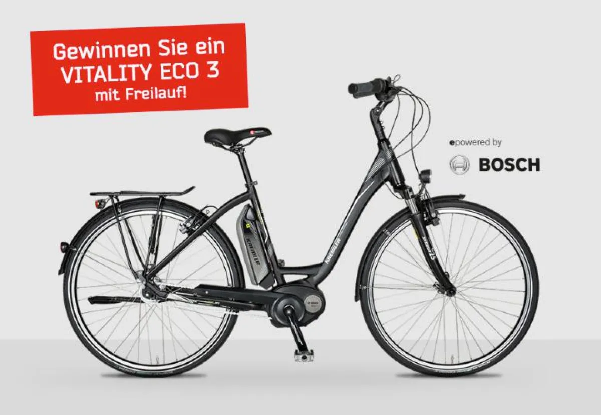 Gewinne ein Kreidler Vitality Eco 3