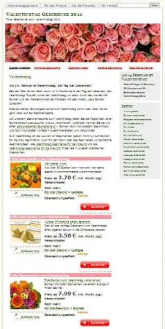 Bild: Süße Geschenke zum Valentinstag 2011