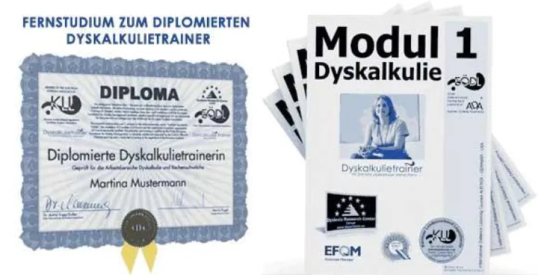 Bild: Ausbildung zum diplomierten DyskalkulietrainerIn des Ersten Österreichischen Dachverbandes Legasthenie (EÖDL)