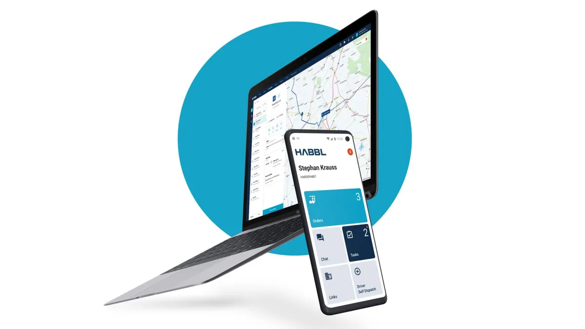 Mit neuer Optik: HABBL App und Webportal werden international, Bildquelle: Fleetboard Logistics GmbH