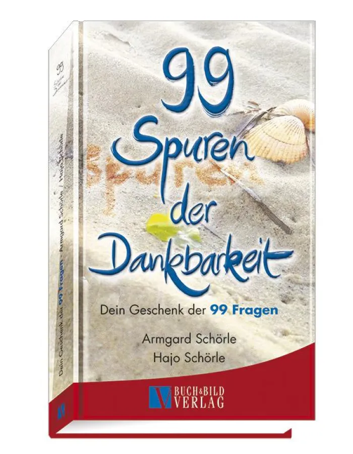 99 Spuren der Dankbarkeit, Hardcoverbuch 12,- EUR