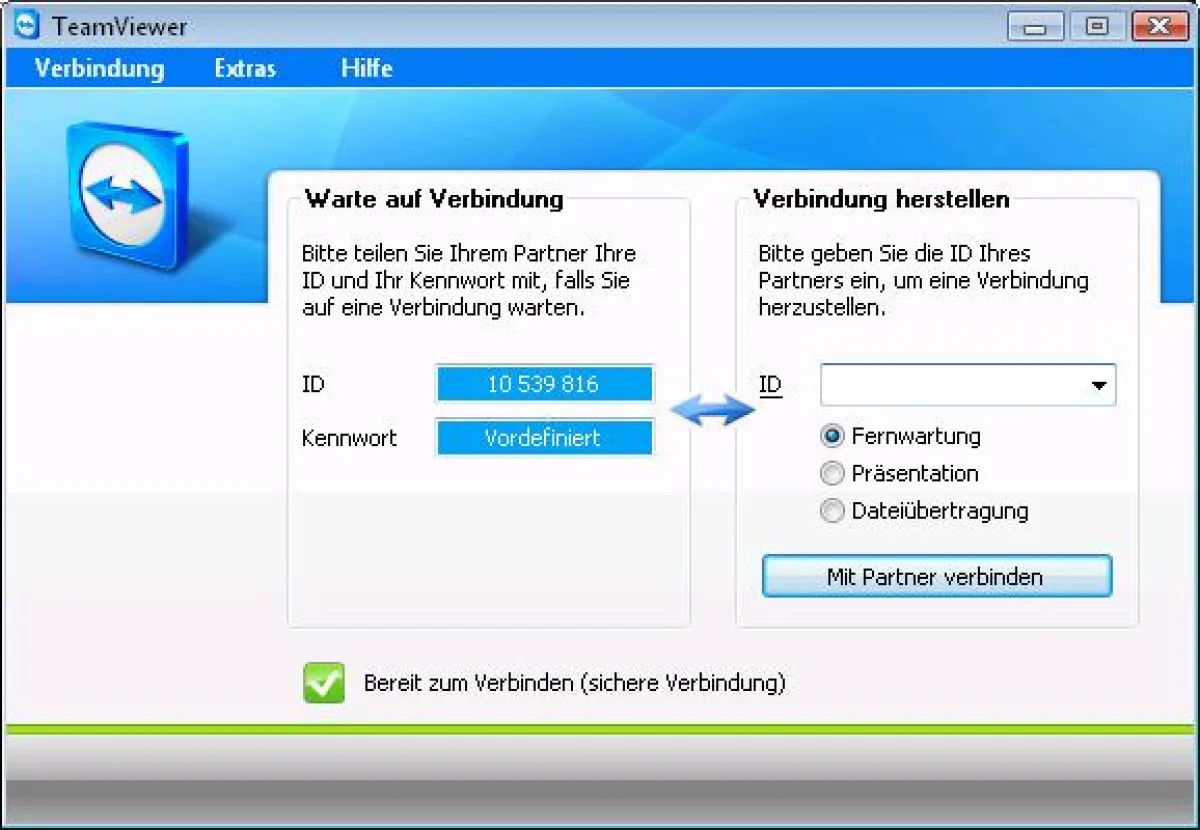 Screenshot TeamViewer