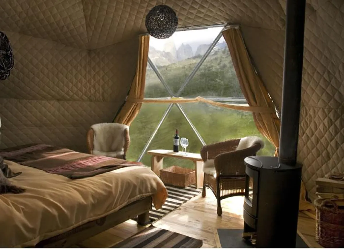 Suite Dome im EcoCamp, Chile
