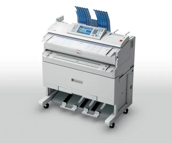Bild: Neue Wideformat-Systeme mit Farbscanner: Aficio MP W2401 und Aficio MP W3601